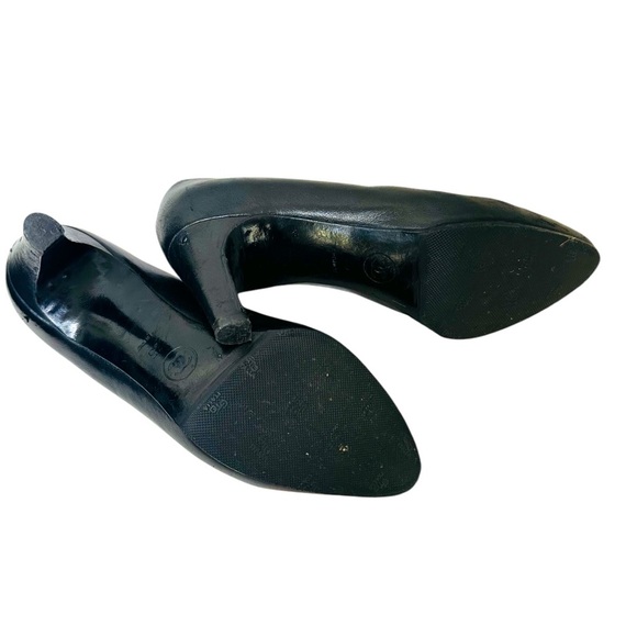 CHANEL VINTAGE CLASSIC LEATHER HEEL - Picture 7 of 7